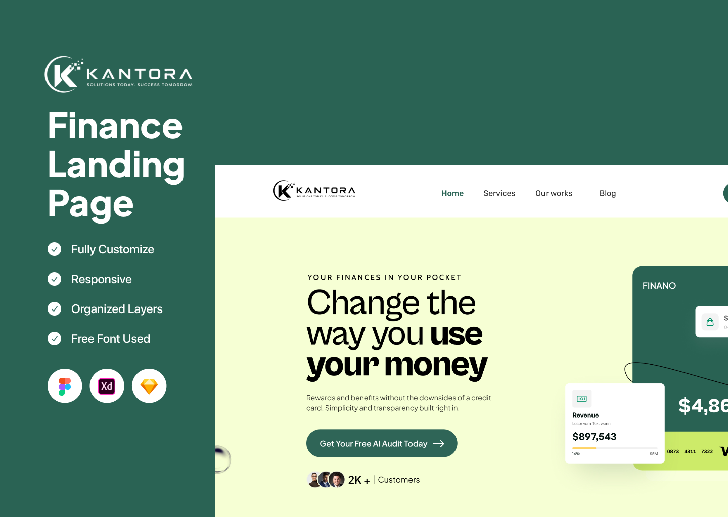 Finance Landing Page
