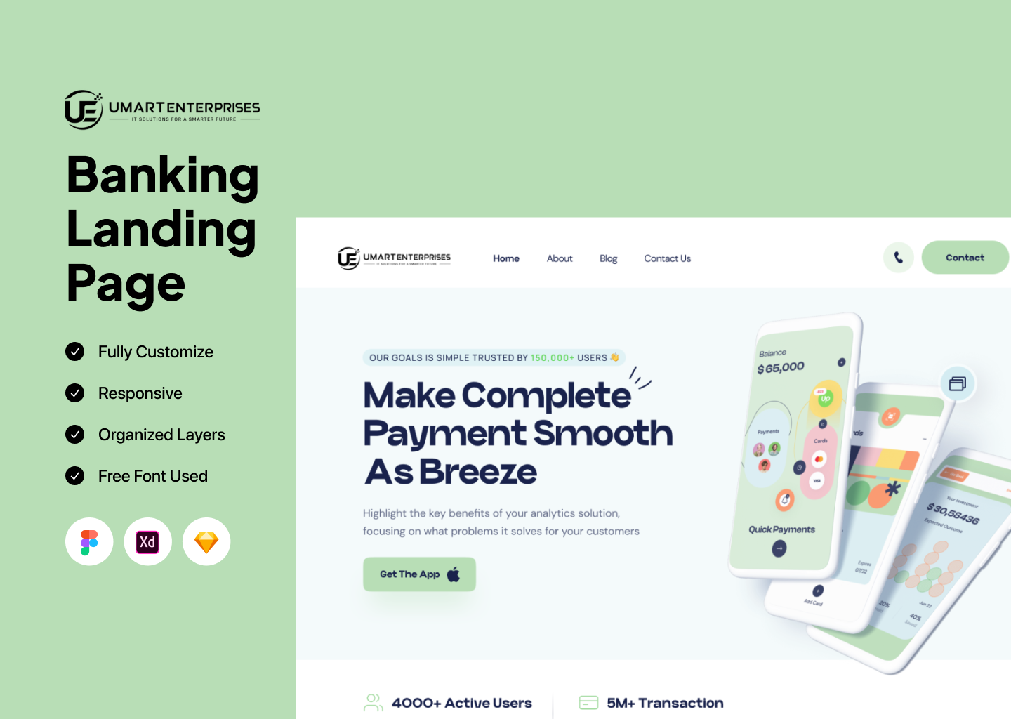 Banking Landing Page